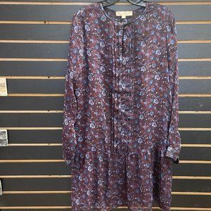 Loft Floral Print Bohemian Dress